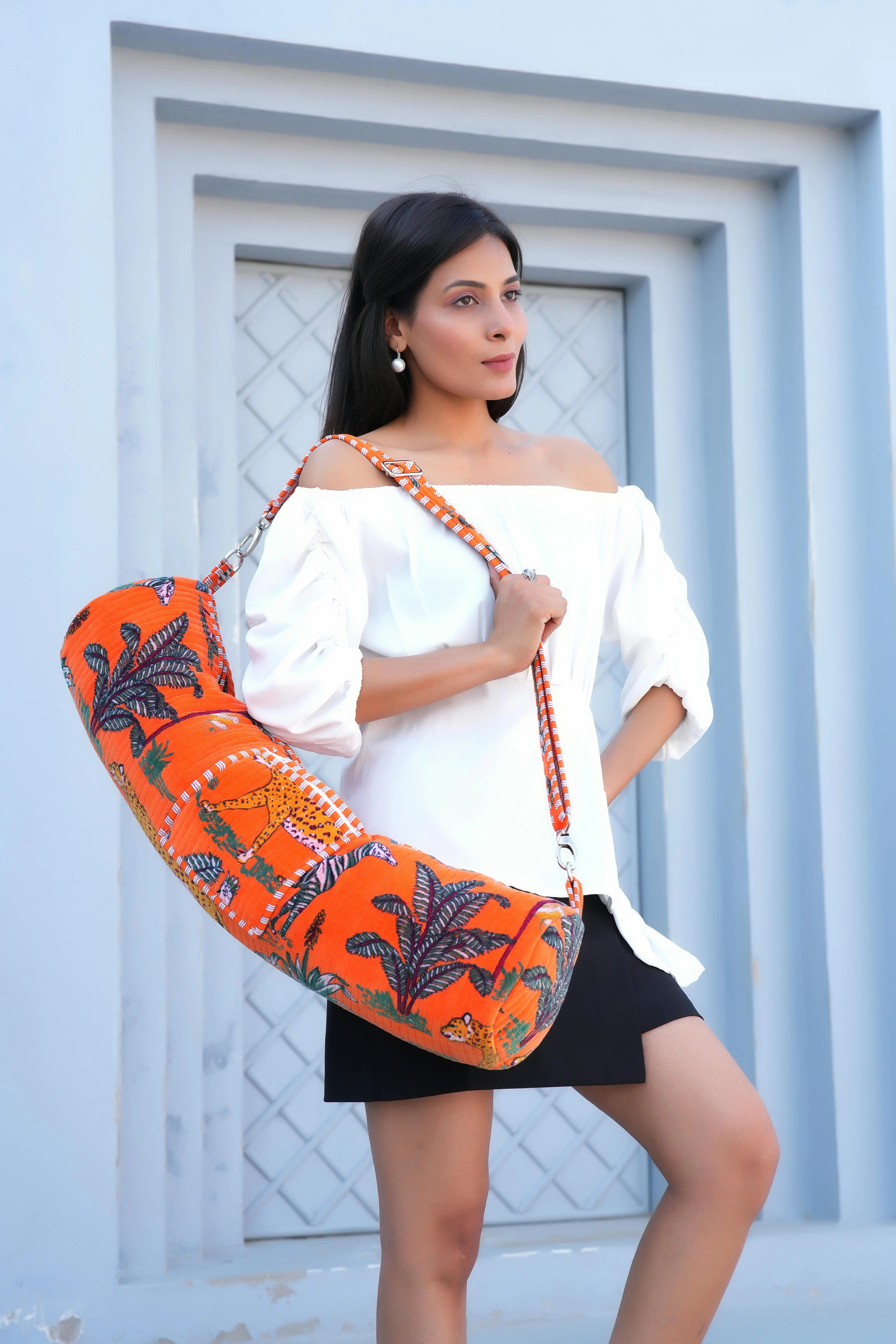The Jungle Velvet Yoga Bag - Image 22
