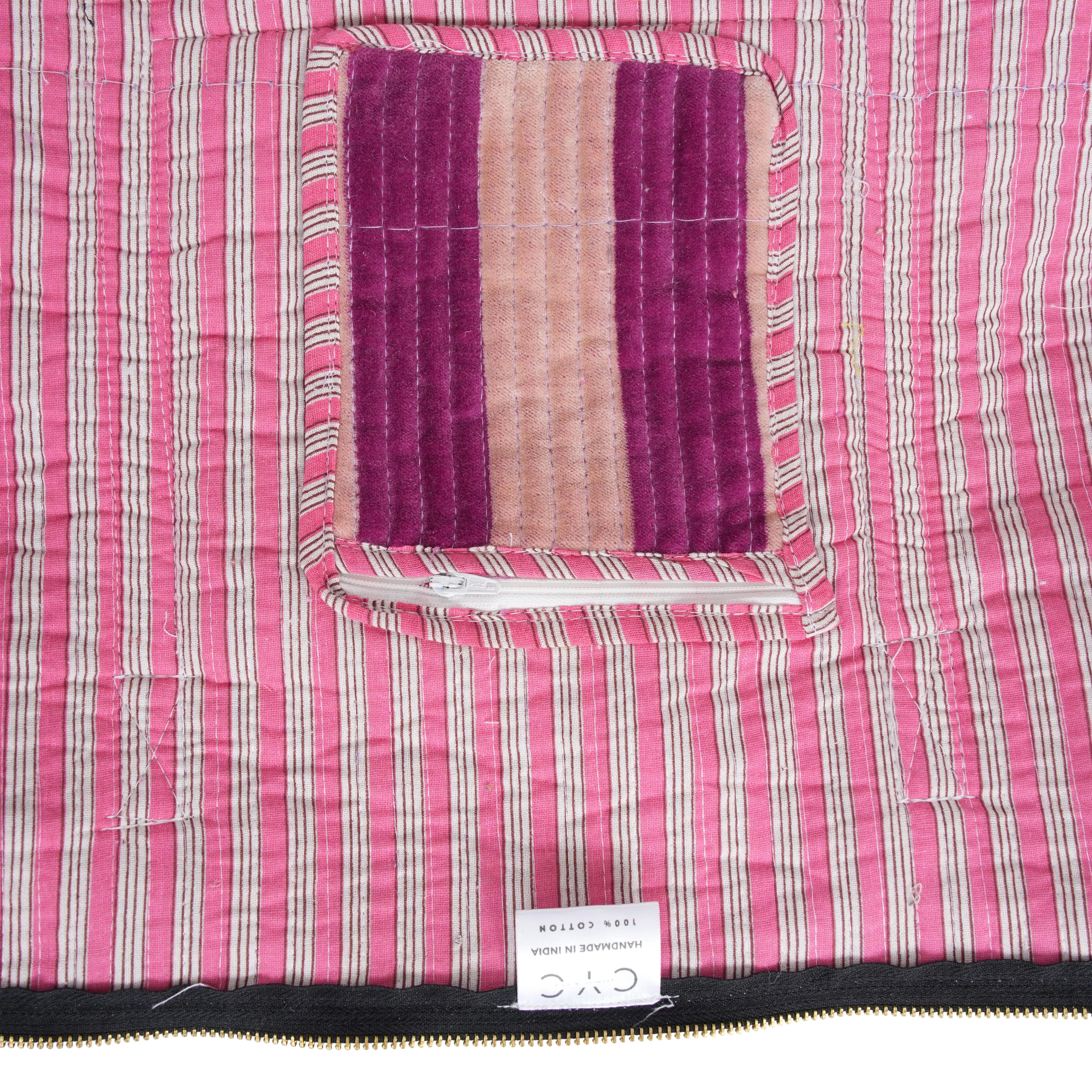 The Striped Velvet Weekender - Image 25