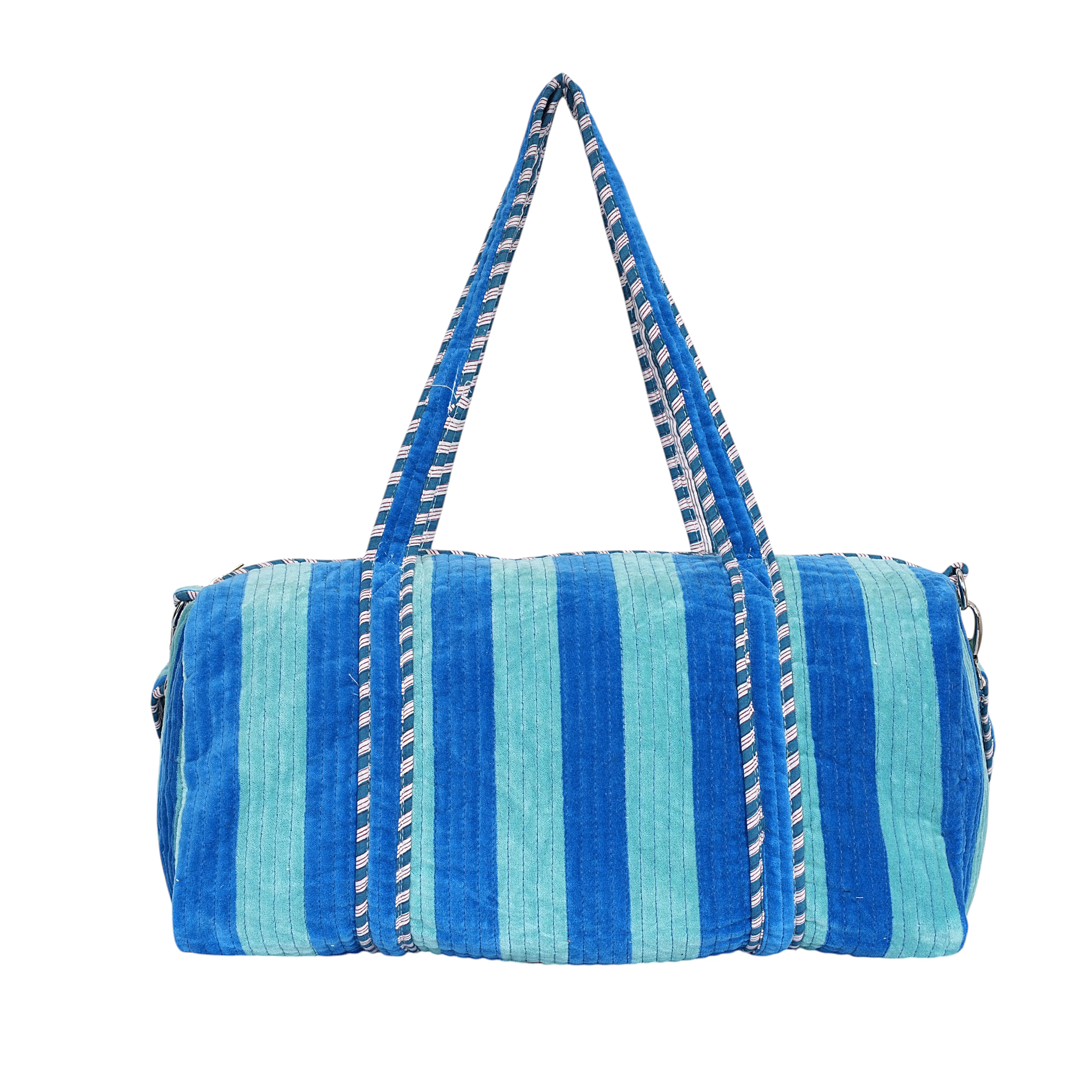 The Striped Velvet Weekender - Image 47