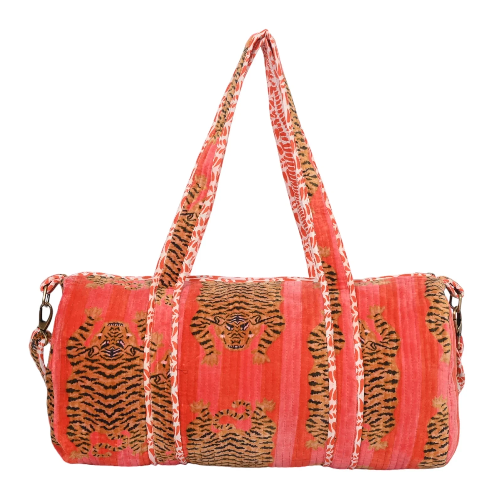 The Tibetan Tiger Velvet Weekender - Image 14