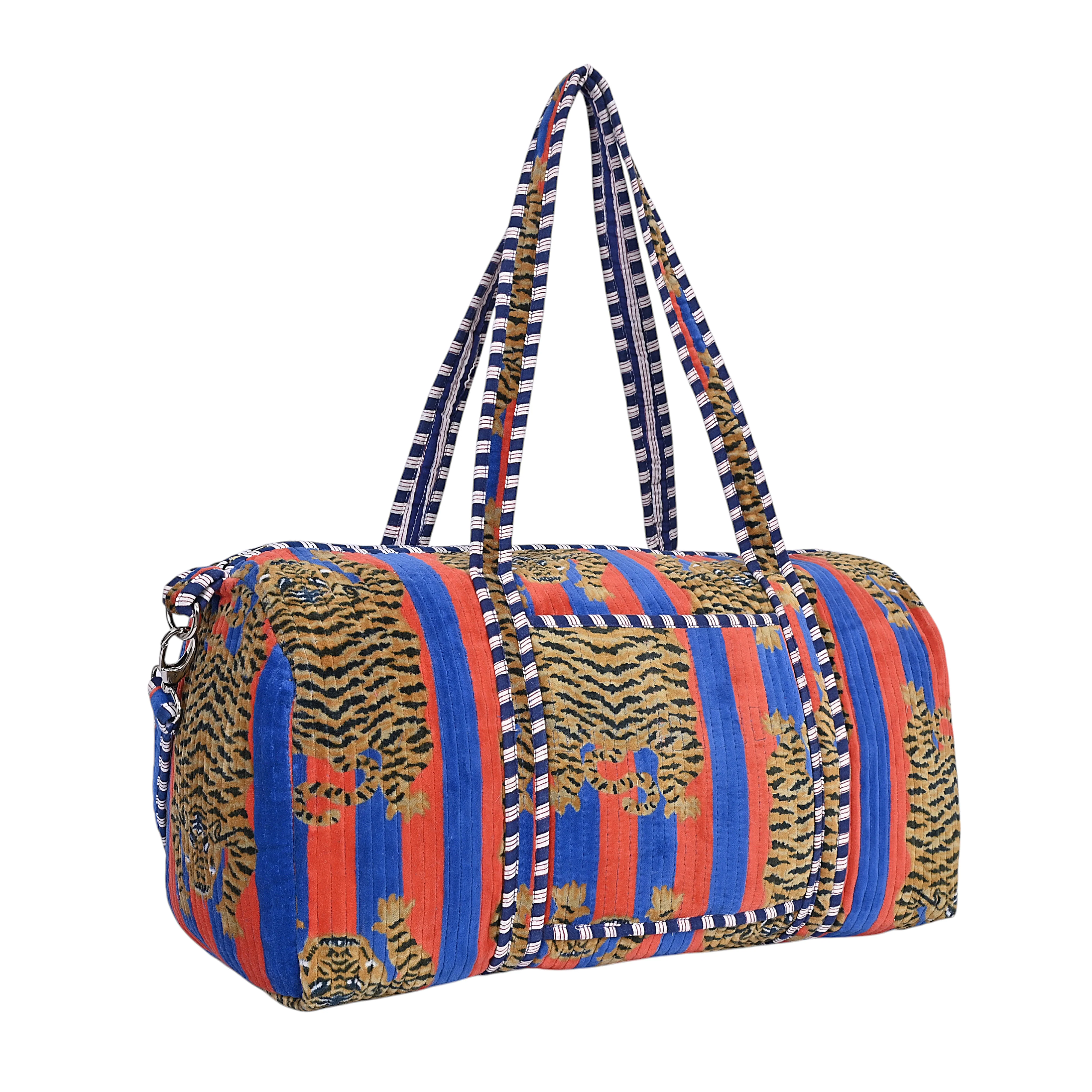 The Tibetan Tiger Velvet Weekender - Image 32
