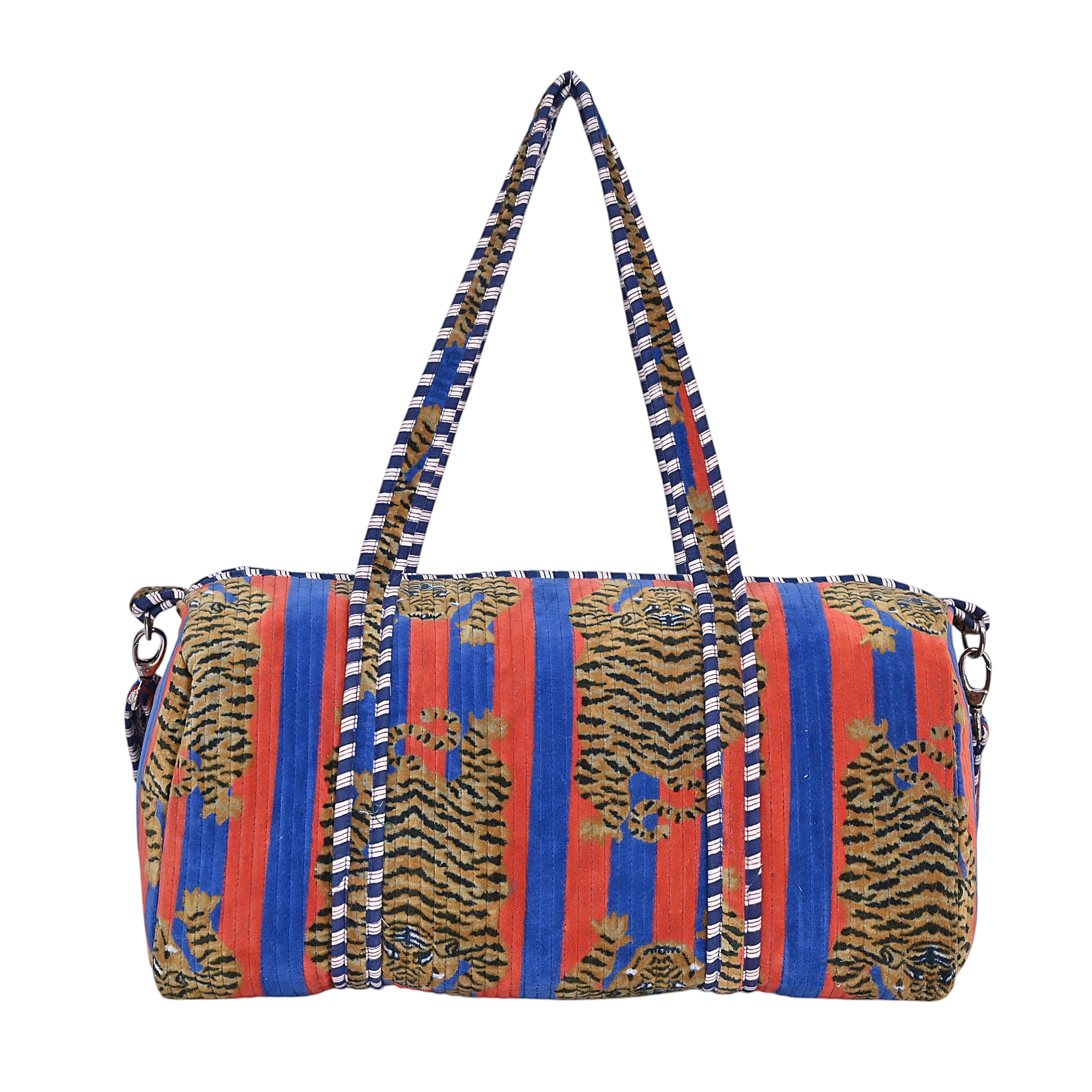 The Tibetan Tiger Velvet Weekender - Image 33