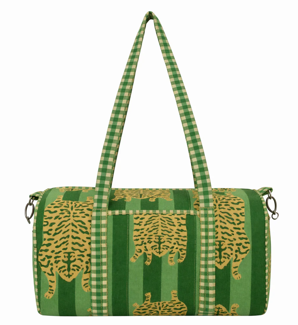 The Tibetan Tiger Velvet Weekender - Image 73