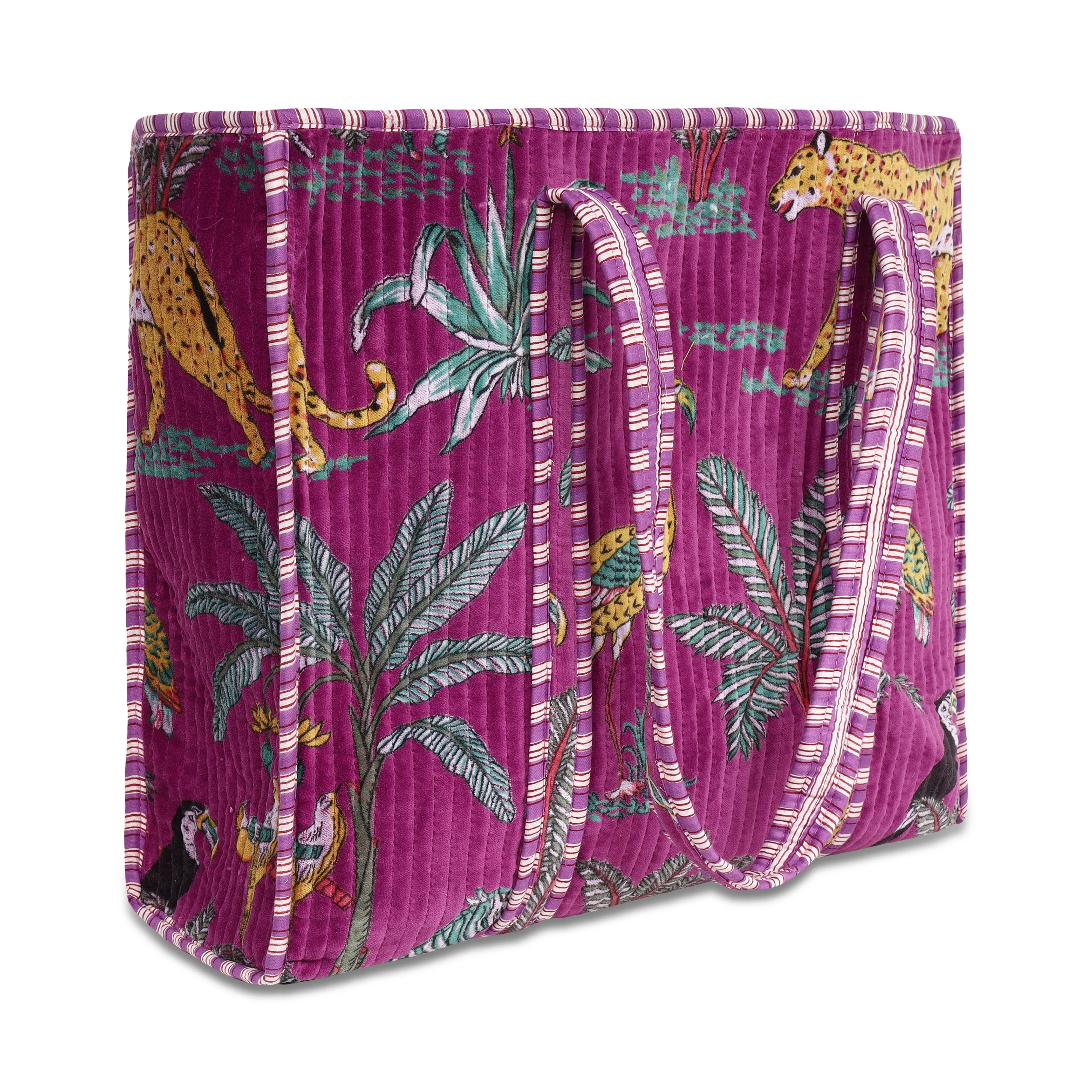 The Jungle Tote in Velvet - Image 19