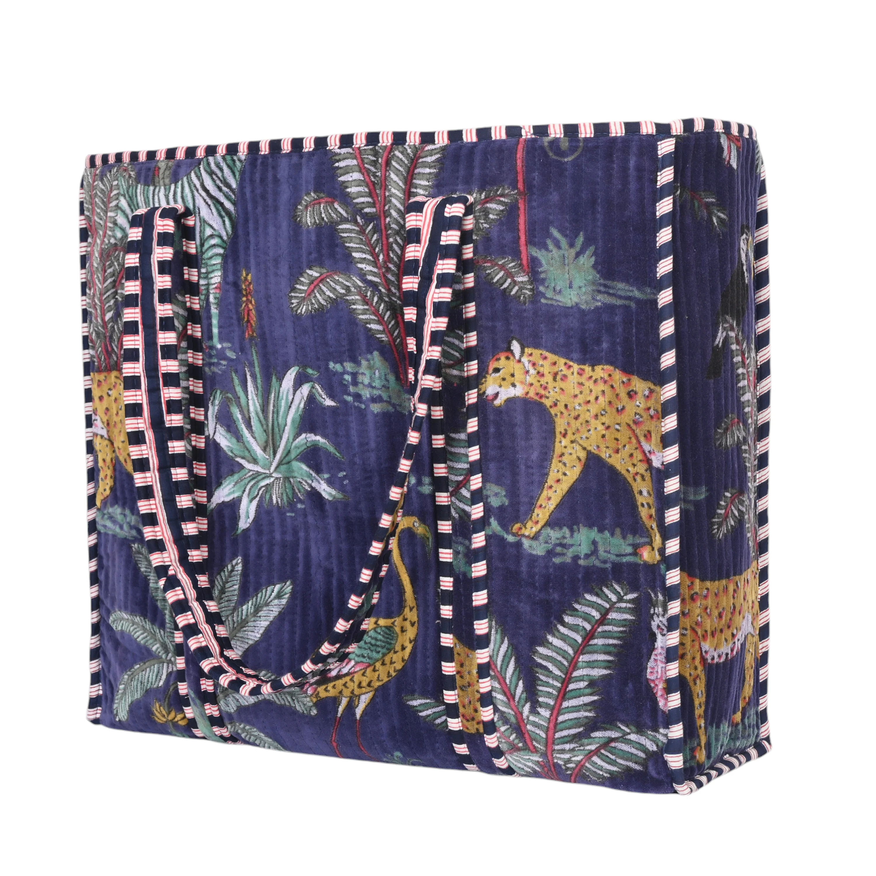 The Jungle Tote in Velvet - Image 40