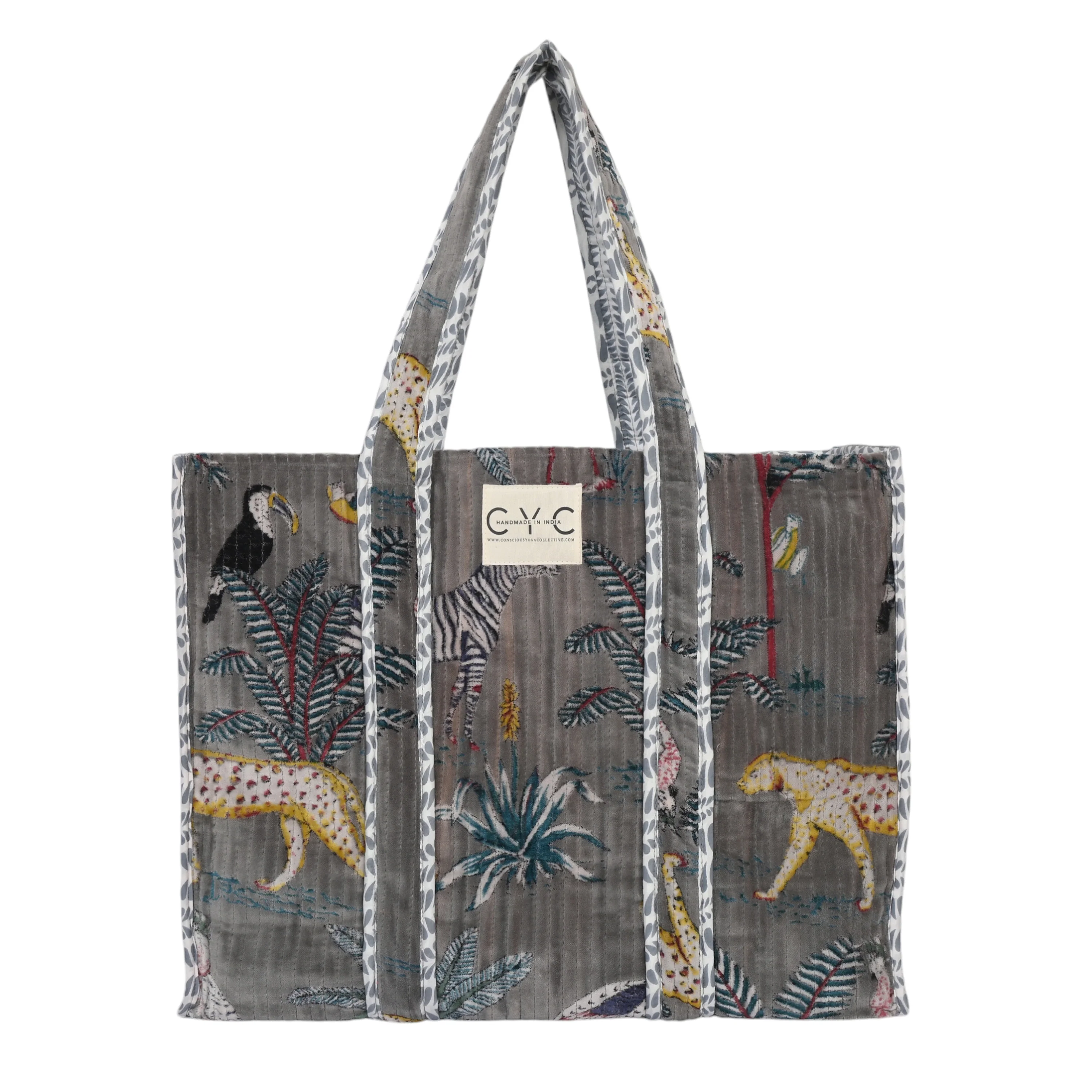 The Jungle Tote in Velvet - Image 45